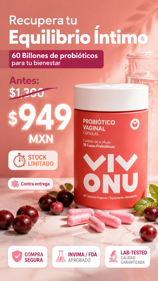 VivoNu Women's Probiotic, Prebiotics & Lactobacillus Probiotic Blend