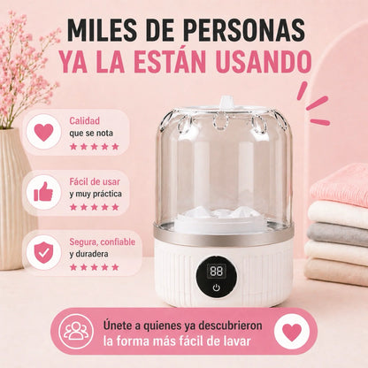 Mini Lavadora Portátil que Lava en Minutos™
