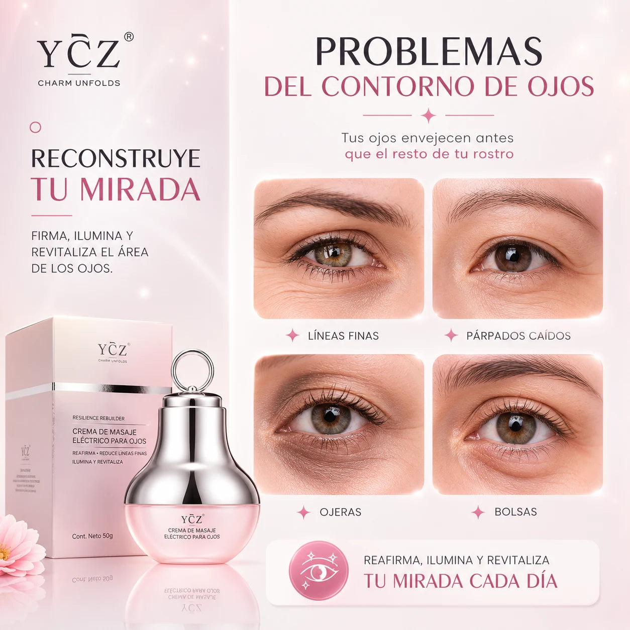 Masajeador Eléctrico para Ojos + Crema YCZ™